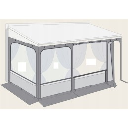 Vestibule for trailer priv f45s 4 25m m fiamma