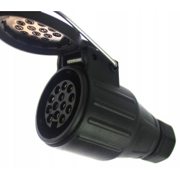 13 pin socket for suspended trailers 12v