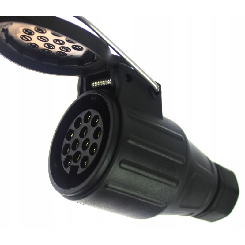 13 pin socket for suspended trailers 12v