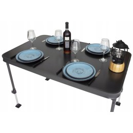 Camping table calmont l 115x70 charcoal eurotrail