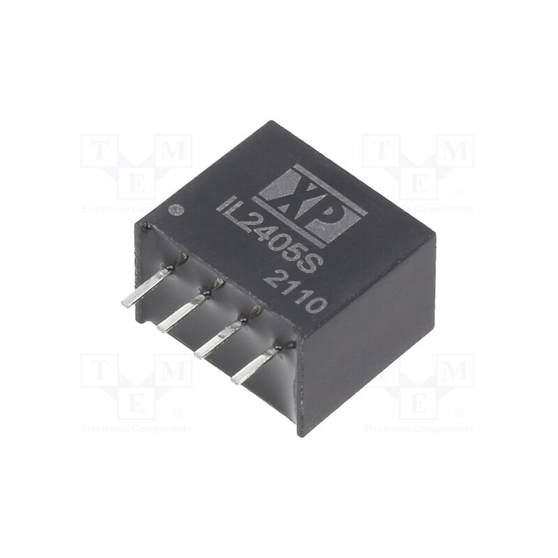 1 pcs x XP POWER - IL2405S - Converter: DC/DC, 2W, Uin: 24V, Uout: 5VDC, Iout: 400mA, SIP, 70kHz