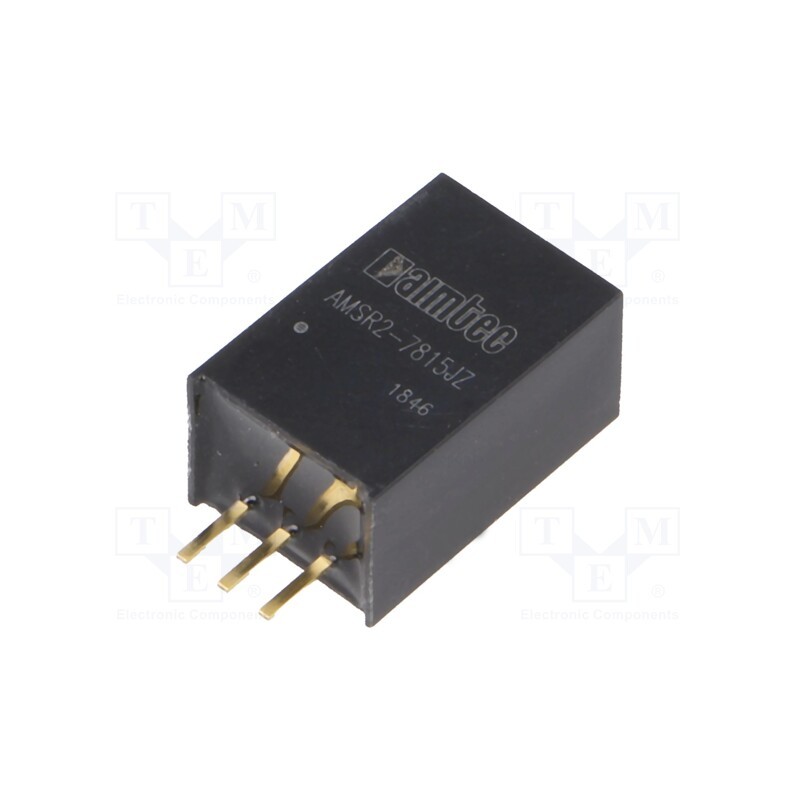 1 pcs x AIMTEC - AMSR2-7815JZ - Converter: DC/DC, 30W, Uin: 18÷36V, Uout: 15VDC, Iout: 2A, SIP3, THT