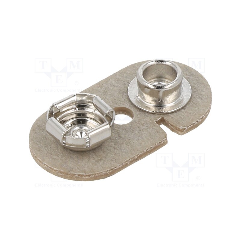 1 pcs x KEYSTONE - 967 - 6F22 connector, 6F22,6LR61, Batt.no: 1, PCB,THM, for PCB