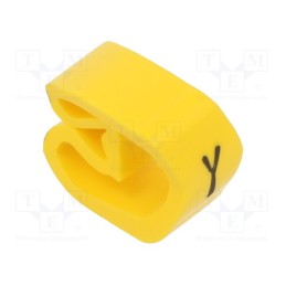 1 pcg x PARTEX - PA-30006AV40.Y - Markers, Marking: Y, 8÷16mm, PVC, yellow, -30÷60°C, leaded, PA-3