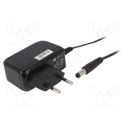 1 pcs x POS - POS12100A - Power supply: switched-mode, plug, 12VDC, 1A, 12W, Plug: EU, 84.28%