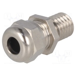 1 pcs x HUMMEL - 1.106.0801.30 - Cable gland, with long thread, M8, 1.25, IP68, brass, HSK-MINI