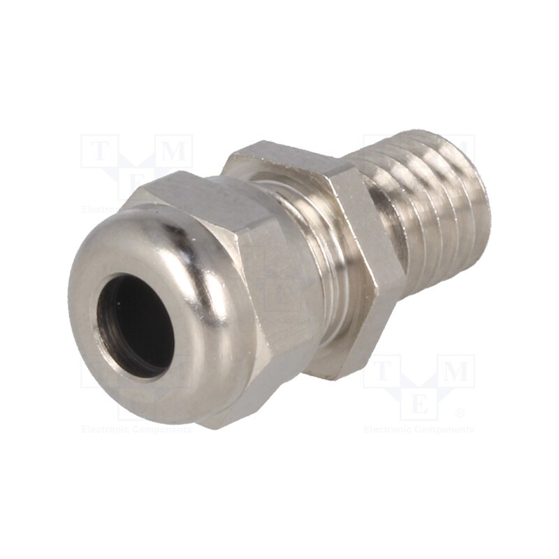 1 pcs x HUMMEL - 1.106.0801.30 - Cable gland, with long thread, M8, 1.25, IP68, brass, HSK-MINI