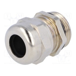 1 pcs x HELUKABEL - HT-MS PG13.5 - Cable gland, PG13,5, IP68, brass, Body plating: nickel