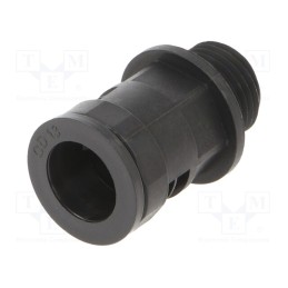 1 pcs x HUMMEL - 1.533.1601.51 - Straight terminal connector, Thread: metric,outside, polyamide