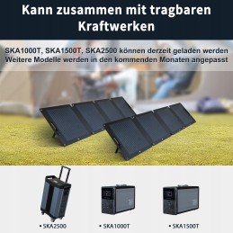 200w foldable solar panel