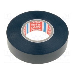 1 pcs x TESA - 04163-00000-07 - Tape: electrical insulating, W: 19mm, L: 33m, Thk: 130um, black, 250%