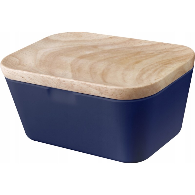 Brunner melamine butter dish, navy blue, 13 5x9 5x6 5cm