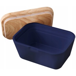 Brunner melamine butter dish, navy blue, 13 5x9 5x6 5cm
