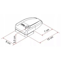 Fiamma Safe Door door lock, white, 3 pcs