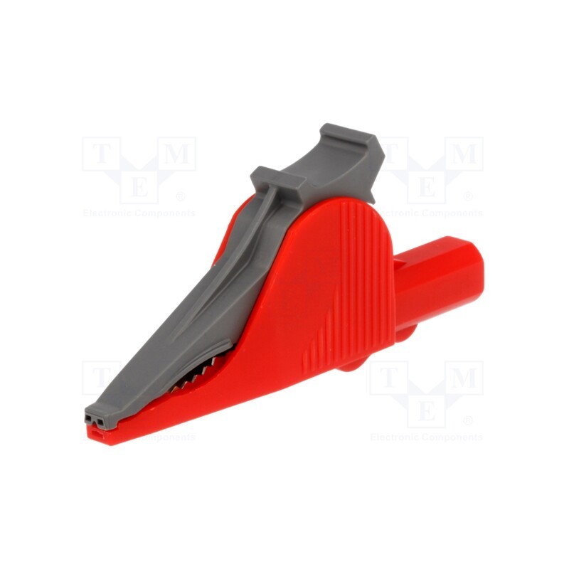 1 pcs x ELECTRO-PJP - 5066-IEC-RT - Crocodile clip, 36A, 1kVDC, red, Grip capac: max.41mm