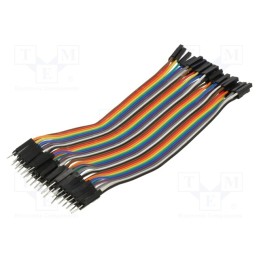 1 pcs x VELLEMAN - WPA428 - Connection cable, L: 150mm, male-female, PIN: 40, mix colours