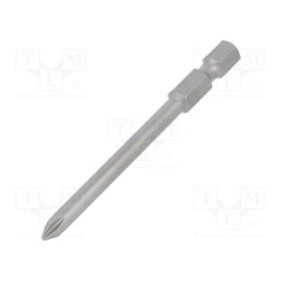 1 pcs x WERA - 5059755001 - Screwdriver bit, Phillips, PH2, Overall len: 89mm