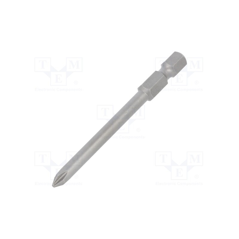 1 pcs x WERA - 5059755001 - Screwdriver bit, Phillips, PH2, Overall len: 89mm
