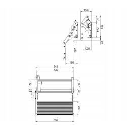 Input stage electric step sgl v15 12v 550