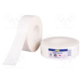 1 rol x HPX - AW1950 - Tape: duct, W: 19mm, L: 50m, Thk: 0.3mm, white, natural rubber, 10%