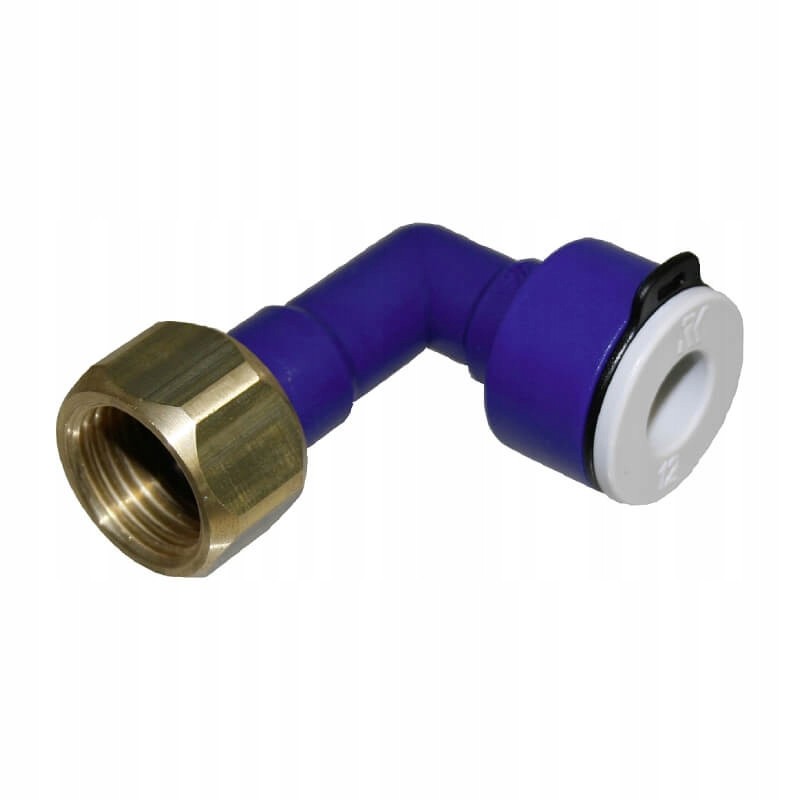 Angle connector with uniquick connection 12 mm camper