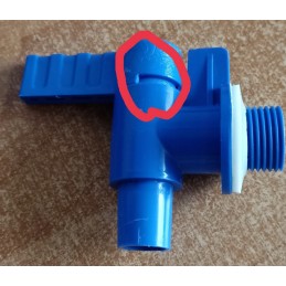 Bank container for drinking water, 10 liters certified, with a tap