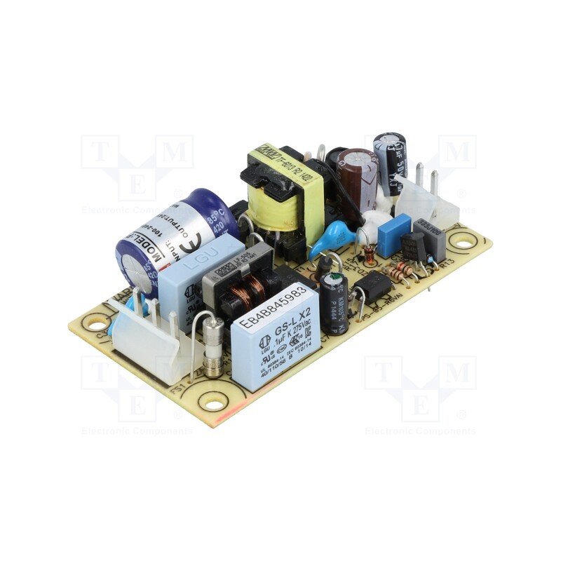 1 pcs x MEAN WELL - PS-05-24 - Power supply: switched-mode, open, 5.28W, 120÷370VDC, 85÷264VAC