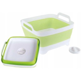 Bucket sink, bowl with drain, foldable washbasin