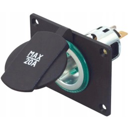 Lockable internal electrical socket 12 24 volts