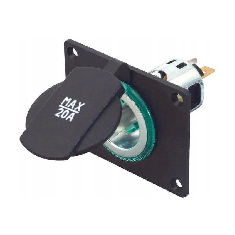 Lockable internal electrical socket 12 24 volts
