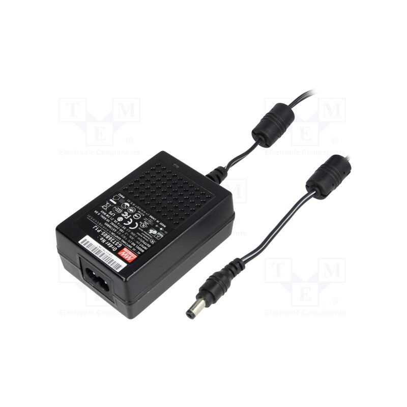 1 pcs x MEAN WELL - GST36B05-P1J - Power supply: switched-mode, 5VDC, 4.3A, Out: 5,5/2,1, 21.5W, 82%