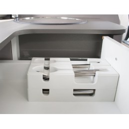 Purvario cutlery organizer, 4 modules, for a camper