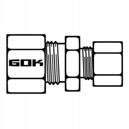 Gas reduction adapter connector 10 8mm gok