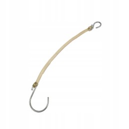 Hook, cotter pin, cable with eye, for trailer side, transparent, 4 pieces