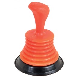Sanitary plunger for unblocking pipes