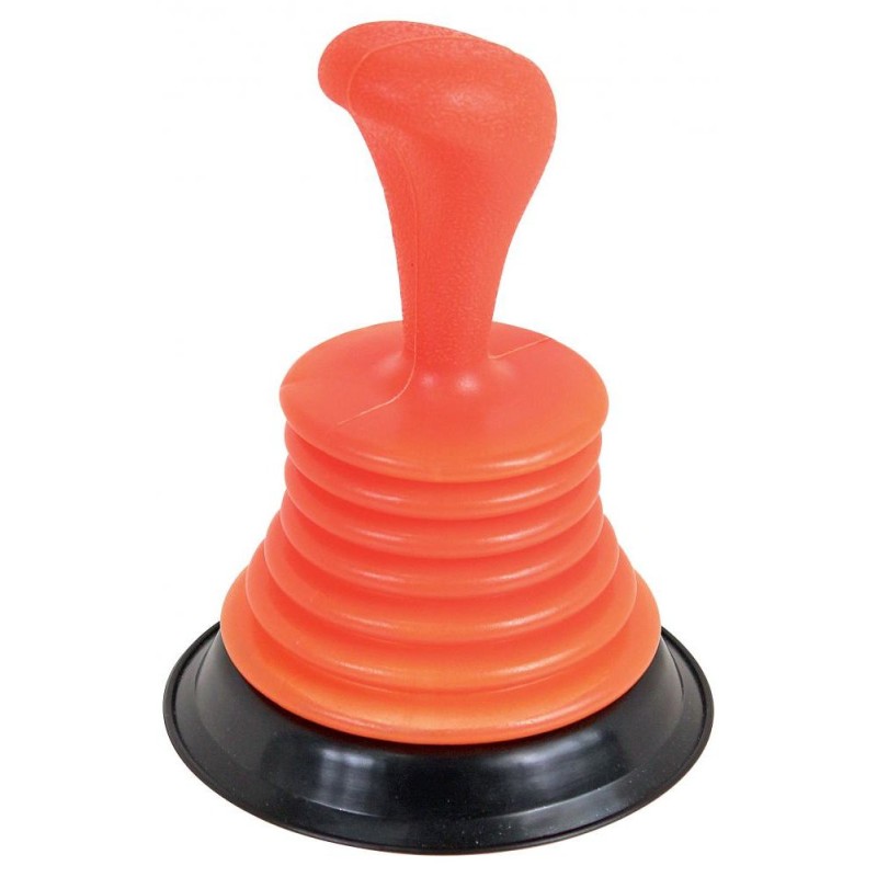 Sanitary plunger for unblocking pipes