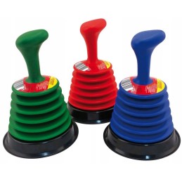 Sanitary plunger for unblocking pipes