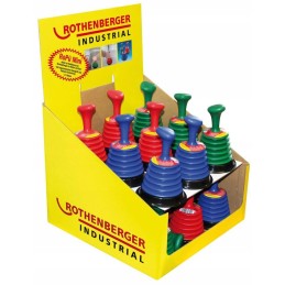 Sanitary plunger for unblocking pipes