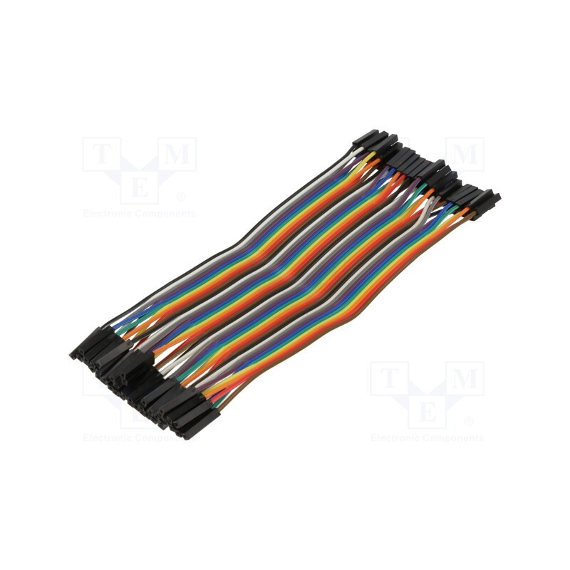 1 pcs x VELLEMAN - WPA429 - Connection cable, L: 150mm, female-female, PIN: 40, mix colours