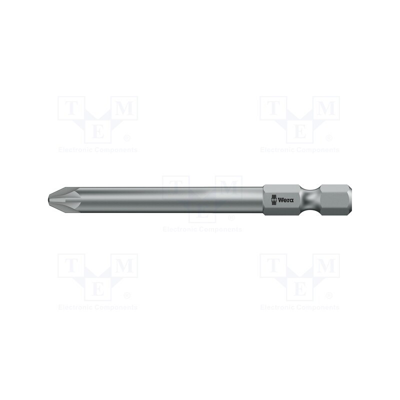 1 pcs x WERA - 5060041001 - Screwdriver bit, Pozidriv®, PZ3, Overall len: 70mm