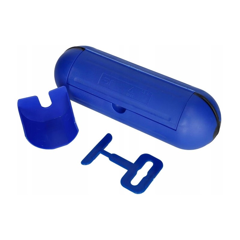 Cover box protecting the cables of the 21cm plug