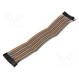 1 pcs x VELLEMAN - WPA415 - Connection cable, L: 300mm, female-female, PIN: 40, mix colours