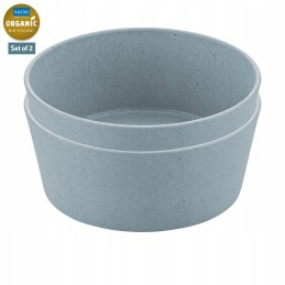 Set of 2 bowls 890ml koziol connect bowl 2 blue