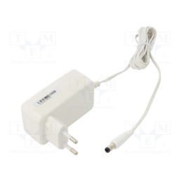 1 pcs x POS - POSC24100A-H-2555-WH - Power supply: switched-mode, plug, 24VDC, 1A, 24W, Plug: EU, 86.16%