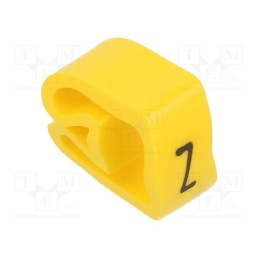 1 pcg x PARTEX - PA-30006AV40.Z - Markers, Marking: Z, 8÷16mm, PVC, yellow, -30÷60°C, leaded, PA-3