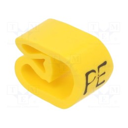 1 pcg x PARTEX - PA-30006AV40.PE - Markers, Marking: PE, 8÷16mm, PVC, yellow, -30÷60°C, leaded, PA-3