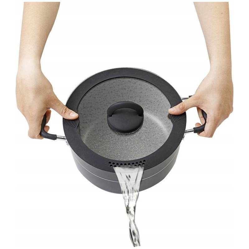 Glass lid with a Brunner silicone rim