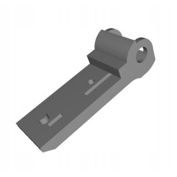 Dometic fridge freezer hinge, white, black