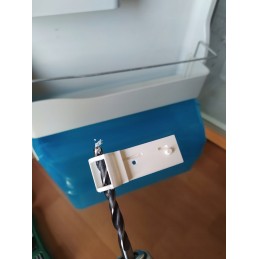 Dometic fridge freezer hinge, white, black