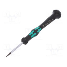 1 pcs x WERA - 5118064001 - Screwdriver, hex key, precision, HEX 1,3mm, Blade length: 40mm